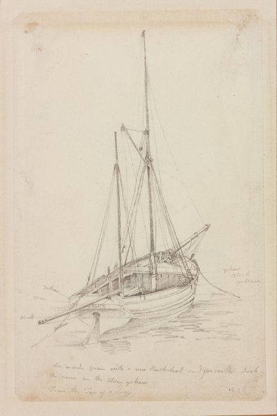 Boat by John Wilson Carmichael